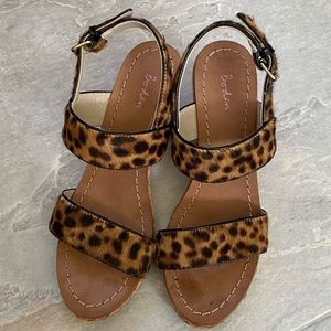 Boden Cheetah wedges 💝